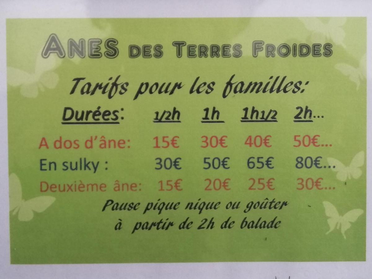 Balad'Ane Bed & Breakfast Flachères Eksteriør bilde